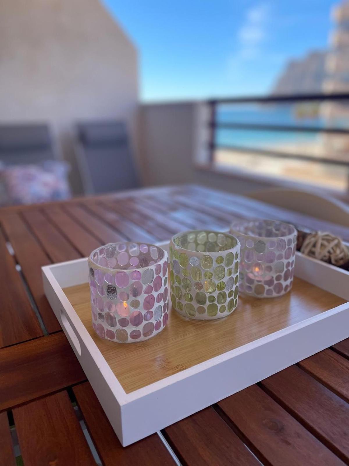 Eerstelijns Appartement Vive Cada Momento Zeezicht En Pal Aan De Boulevard En Strand Calpe, Toplocatie Luaran gambar