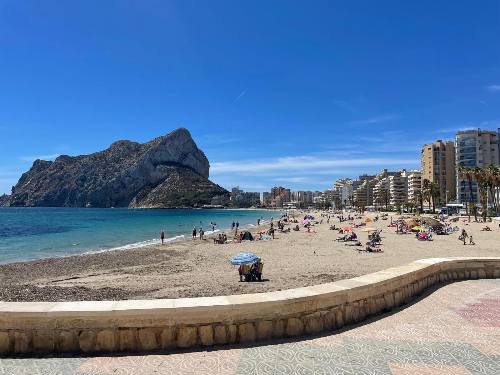 Eerstelijns Appartement Vive Cada Momento Zeezicht En Pal Aan De Boulevard En Strand Calpe, Toplocatie Luaran gambar